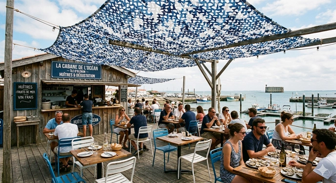 Filet de camouflaeg bar à huitres