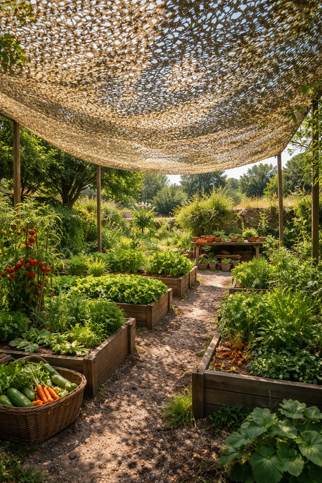 Utilisation en protection de jardin potager Utilisation en protection de jardin potager