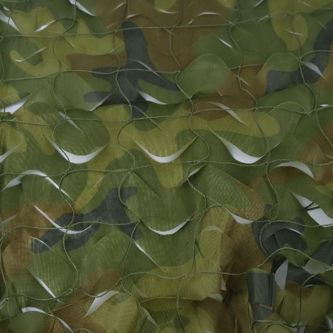 Filet de camouflage sur-mesure couleur verte