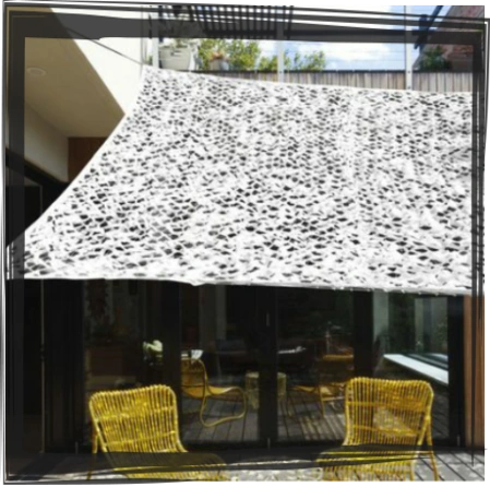 Filet de camouflage sur-mesure blanc Filet de camouflage sur-mesure blanc toutes dimensions et toutes tailles
